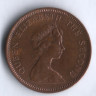 Монета 1 новый пенни. 1971 год, Джерси.