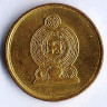 Монета 1 рупия. 2005 год, Шри-Ланка.