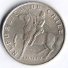 Монета 5 эскудо. 1972 год, Чили.