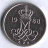 Монета 10 эре. 1988 год, Дания. R;B.