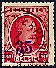 Почтовая марка (35 c.). "Король Альберт I". 1927 год, Бельгия. Почтовая марка (35 c.). "Король Альберт I". 1927 год, Бельгия.