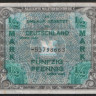Бона 1/2 марки. 1944 год, Германия (союзническая оккупация).