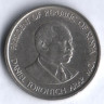Монета 50 центов. 1989 год, Кения.