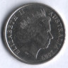 Монета 5 центов. 2009 год, Австралия.