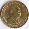 Монета 5 центов. 1987 год, Кения.