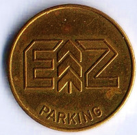 Парковочный жетон "EZ", Бельгия.