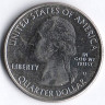 Монета 25 центов. 2016 (D) год, США. Форт Молтри.