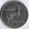 Монета 1 ранд. 1983 год, ЮАР.