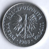 Монета 1 злотый. 1988 год, Польша.