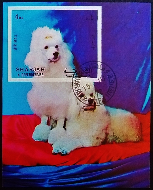 Мини-блок. "Собаки". 1972 год, Шарджа. Мини-блок. "Собаки". 1972 год, Шарджа.