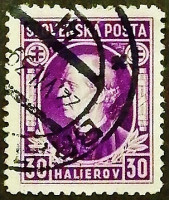 Почтовая марка (30 h.). "Андрей Глинка". 1939 год, Словакия.