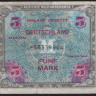 Бона 5 марок. 1944 год, Германия (союзническая оккупация).