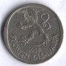 1 марка. 1966 год, Финляндия.