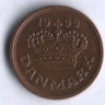 Монета 25 эре. 1999 год, Дания. LG;JP;A.