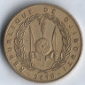 Монета 500 франков. 2010 год, Джибути.