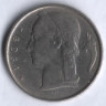 Монета 5 франков. 1969 год, Бельгия (Belgique).