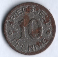 Нотгельд 10 пфеннигов. 1918 год, Вайссенфельс.