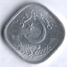 Монета 5 пайсов. 1989 год, Пакистан.