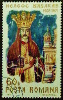 Почтовая марка. "450 лет со дня смерти князя Неаго Басараба". 1971 год, Румыния.
