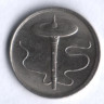Монета 5 сен. 1995 год, Малайзия.