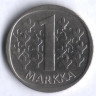 1 марка. 1970 год, Финляндия.
