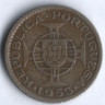 Монета 2,5 эскудо. 1953 год, Кабо-Верде.