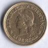 Монета 50 сентаво. 1974 год, Аргентина.