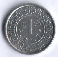 1 цент. 1978 год, Суринам.