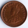 Монета 1/12 анны. 1918(c) год, Британская Индия.