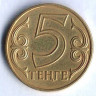 Монета 5 тенге. 2000 год, Казахстан.