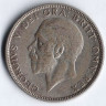 Монета 1 флорин. 1936 год, Великобритания.