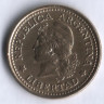 Монета 50 сентаво. 1971 год, Аргентина.