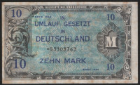 Бона 10 марок. 1944 год, Германия (союзническая оккупация).