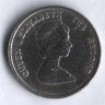 Монета 10 центов. 1987 год, Восточно-Карибские государства.