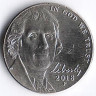 Монета 5 центов. 2018(P) год, США.
