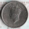 Монета 10 центов. 1937 год, Гонконг.