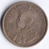 Монета 25 центов. 1936 год, Канада.