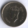 25 центов. 1951 год, Цейлон.