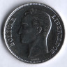 Монета 2 боливара. 1989 год, Венесуэла.