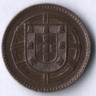 Монета 1 сентаво. 1917 год, Португалия.