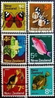 Набор почтовых марок (6 шт.). "Стандарт". 1970 год, Новая Зеландия. Набор почтовых марок (6 шт.). "Стандарт". 1970 год, Новая Зеландия.