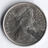 Монета 5 центов. 1984 год, Бермудские острова.