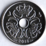 Монета 5 крон. 2016 год, Дания. LGS;HW.