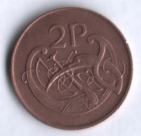 Монета 2 пенса. 1979 год, Ирландия.