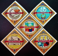 Набор марок (5 шт.). "Членство в ООН". 1962 год, Монголия.