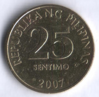 25 сентимо. 2007 год, Филиппины.