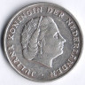 Монета 1 гульден. 1952 год, Нидерландские Антильские острова.