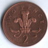 Монета 2 пенса. 2006 год, Великобритания.