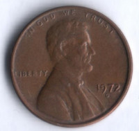 1 цент. 1972(D) год, США.