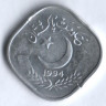 Монета 5 пайсов. 1994 год, Пакистан.